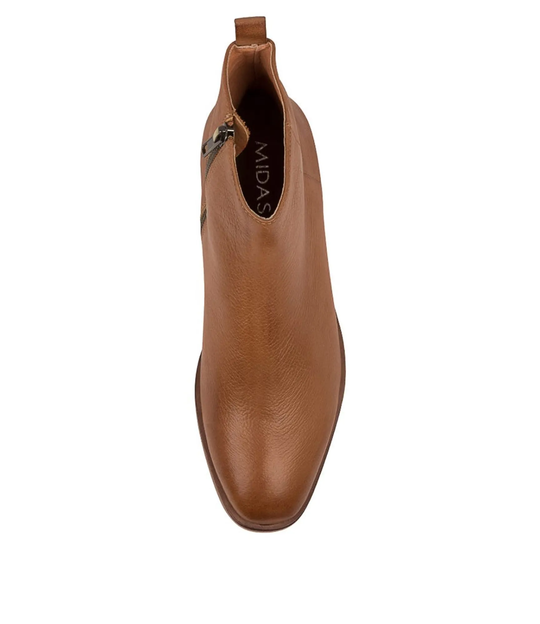 Store Midas Shoes Workin Cognac Leather