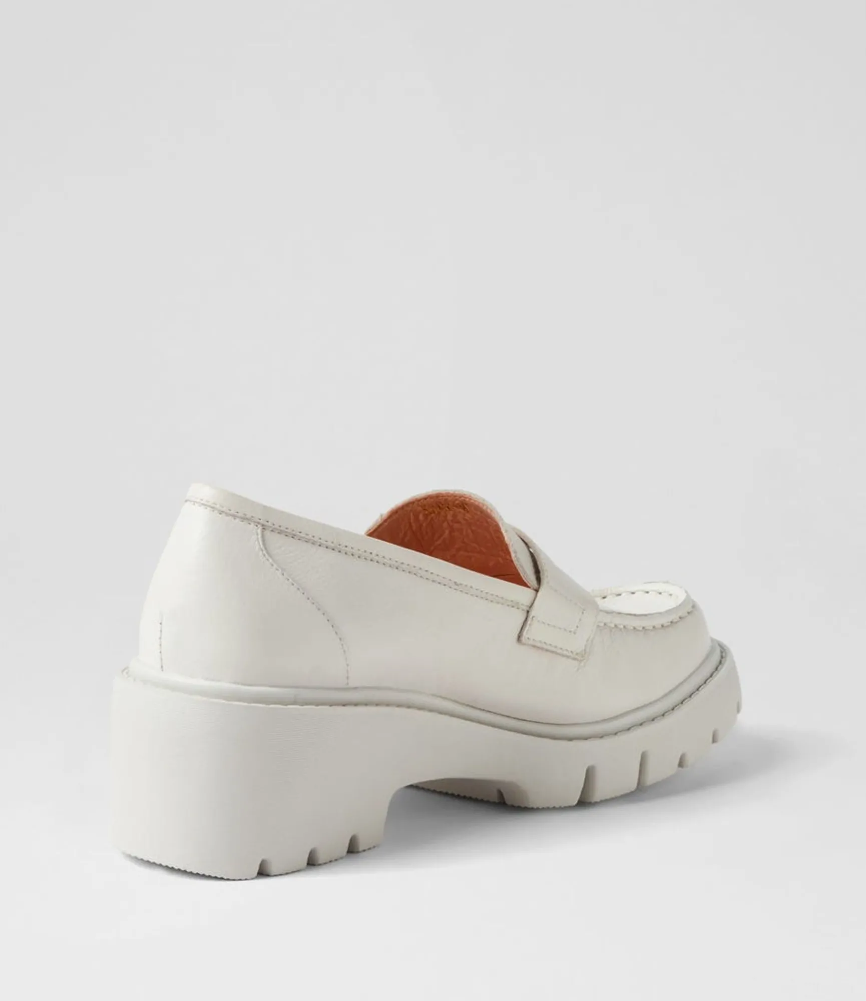 Online Midas Shoes Xana Ivory Leather Heels