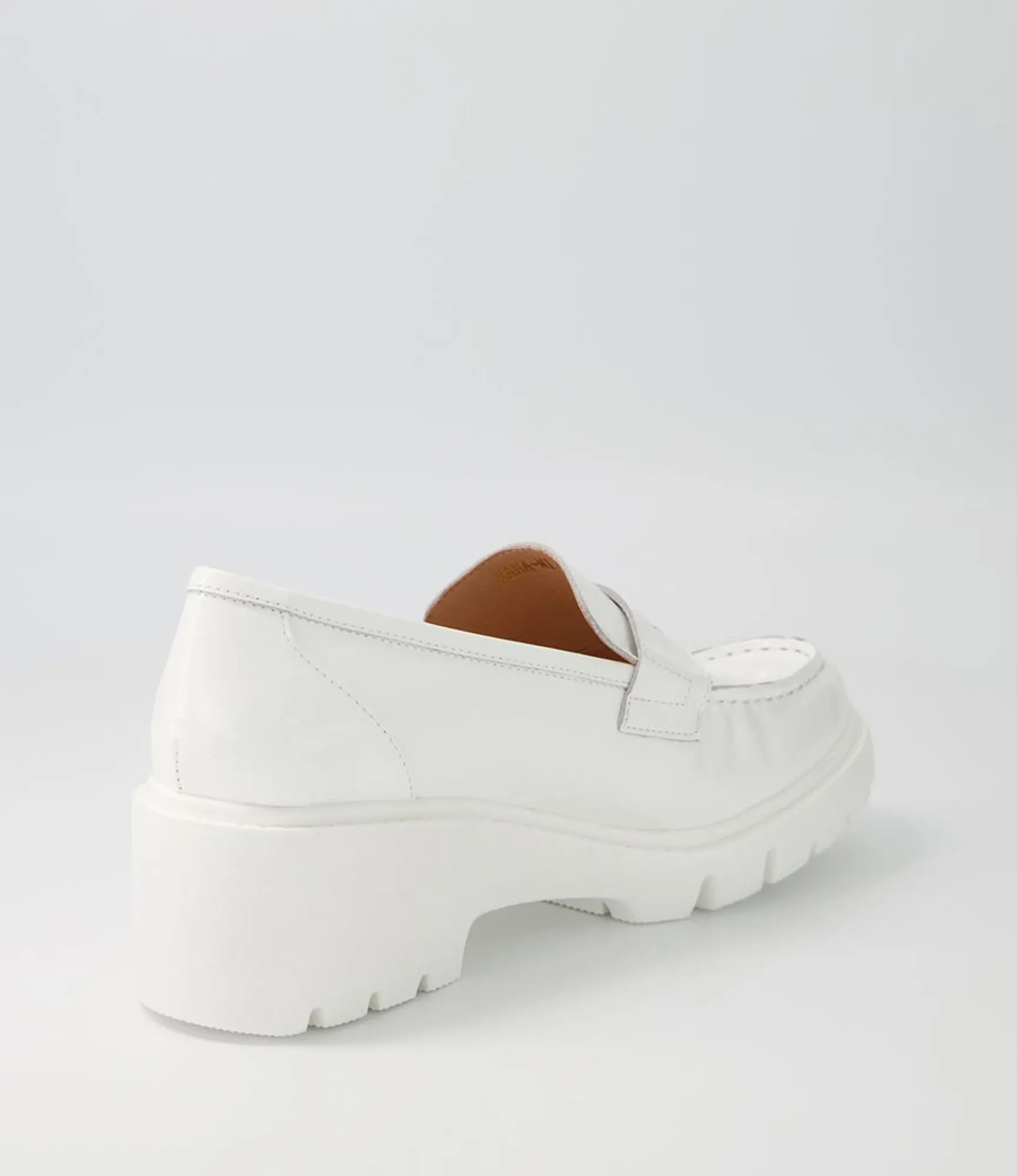 Best Midas Shoes Xana White Patent Leather Heels