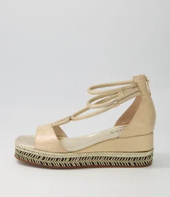 Fashion Midas Shoes Xavia Sandy Shimmer Leather Sandals
