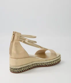 Fashion Midas Shoes Xavia Sandy Shimmer Leather Sandals