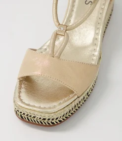 Fashion Midas Shoes Xavia Sandy Shimmer Leather Sandals