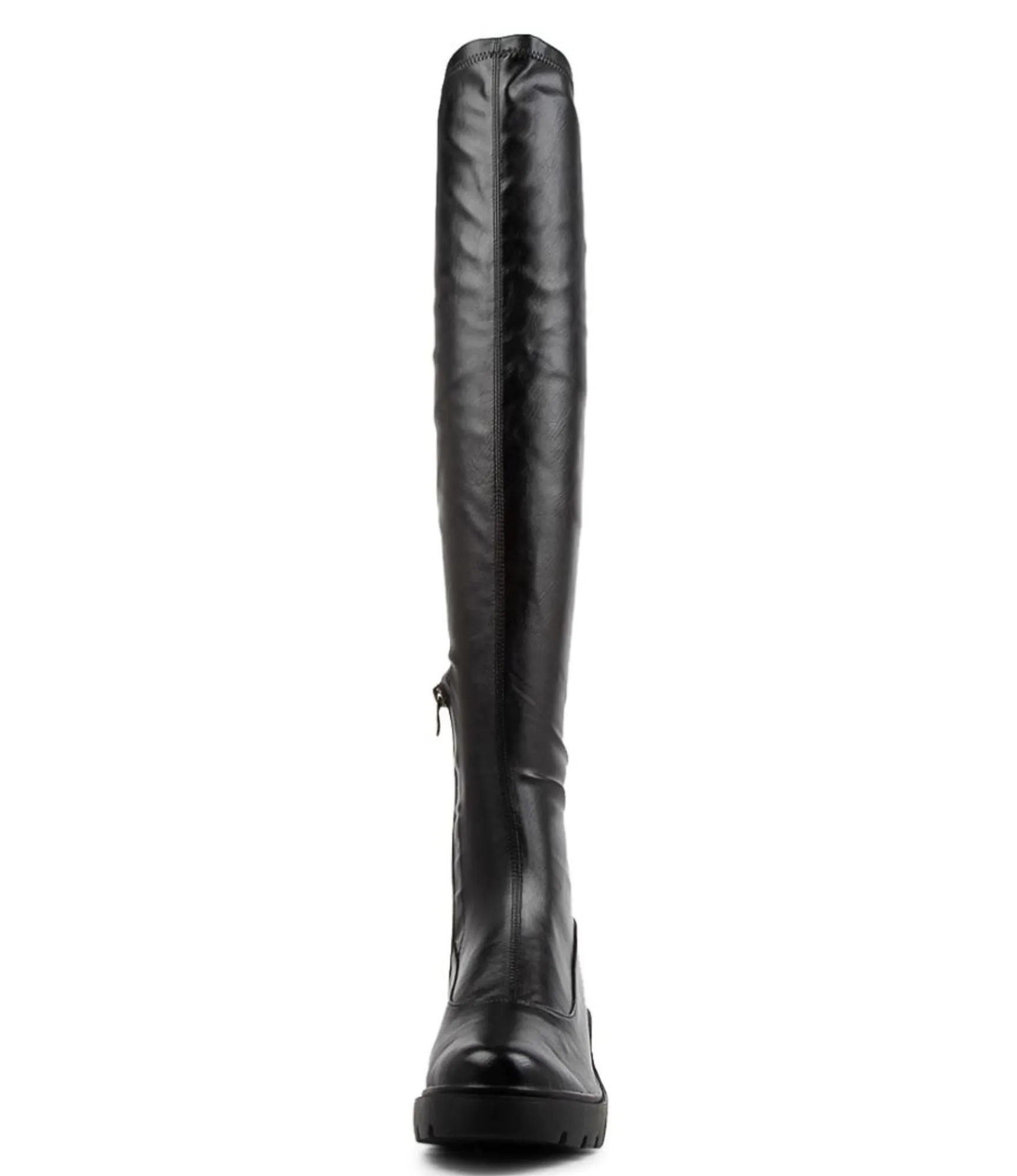 Online Midas Shoes Xeenie Black Stretch Knee High Boots