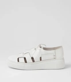 Outlet Midas Shoes Yaos White Leather Sneakers