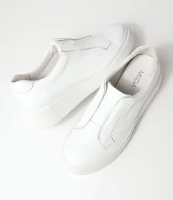Flash Sale Midas Shoes Yeera White Leather Sneakers