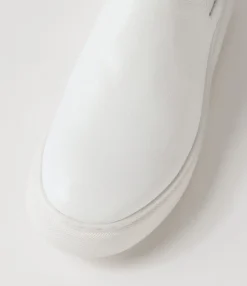 Clearance Midas Shoes Yistin White Leather Chelsea Boots