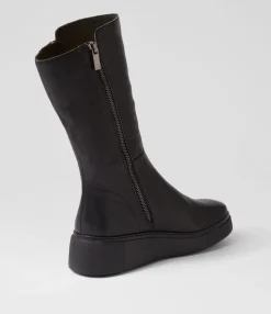 Cheap Midas Shoes Yoghie Black Leather Calf Boots