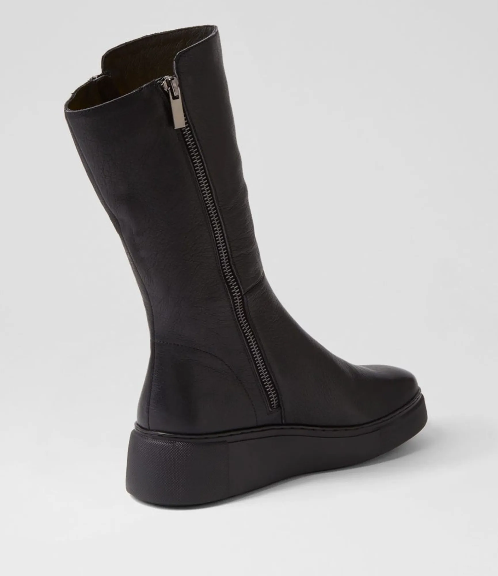 Cheap Midas Shoes Yoghie Black Leather Calf Boots