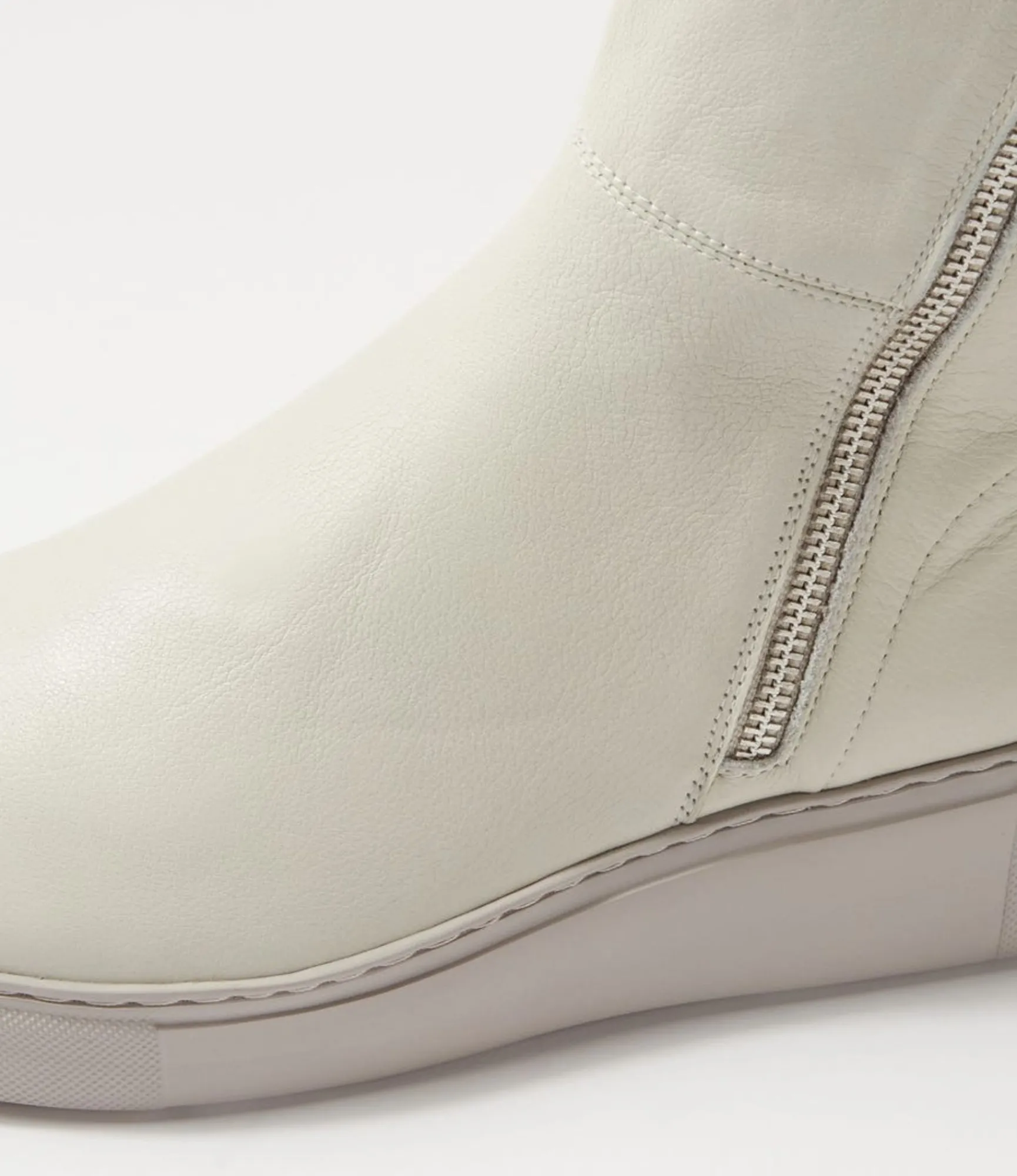 Fashion Midas Shoes Yoghie Ivory Misty Leather Calf Boots