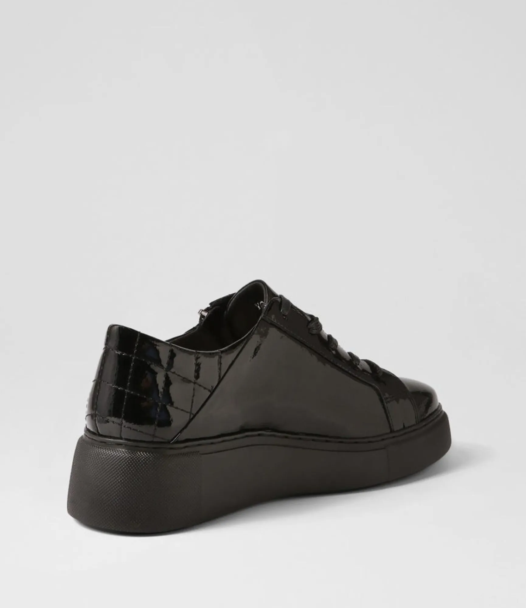 Discount Midas Shoes Yorkie Black Patent Leather Sneakers