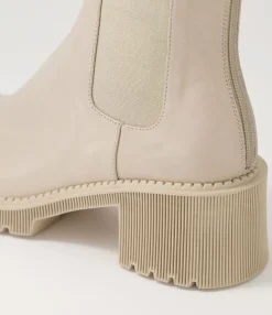 Fashion Midas Shoes Zorry Almond Leather Ankle Boots