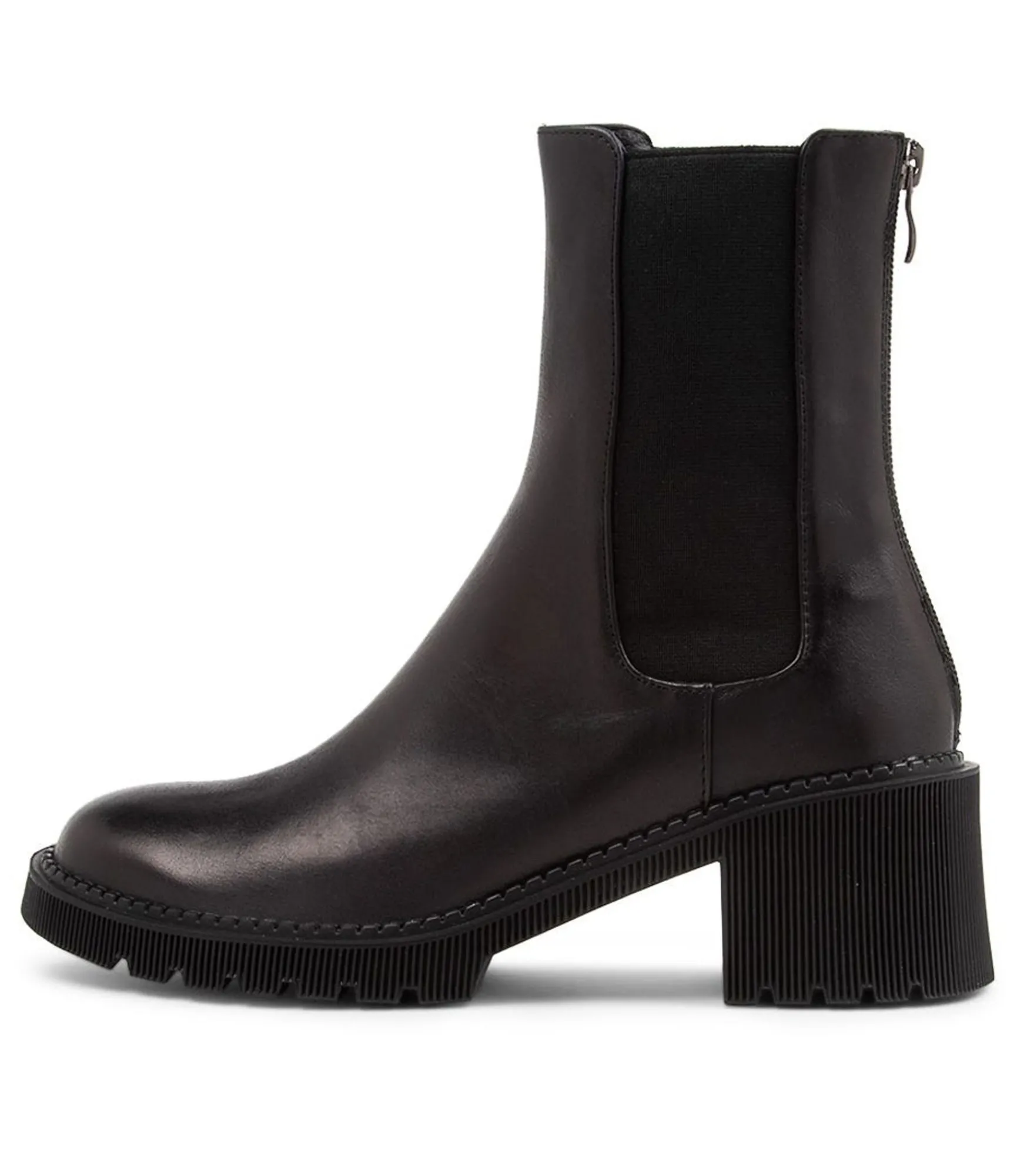 Best Sale Midas Shoes Zorry Black Leather Ankle Boots